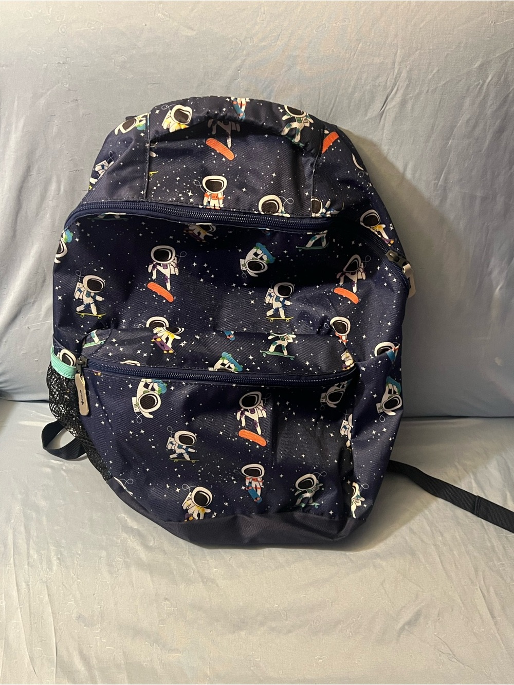 Navy Astronaut Print Backpack